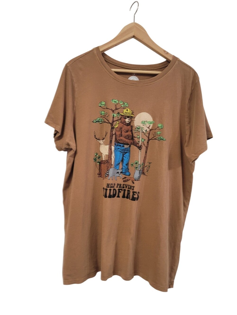 New Torrid 2 Smokey Bear Help Prevent Wildfires Graphic T-Shirt Cotton